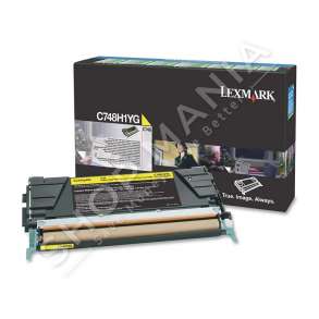 LEXMARK -  ORIGJINALE TONER NGJYRË E VERDHË C748H1YG C748 RRETH 10000 FAQE I RIPËRDORSHËM