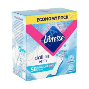 LIBRESSE - PECETA HIGJIENIKE DITORE "REGULAR DEO" - 58 COPE