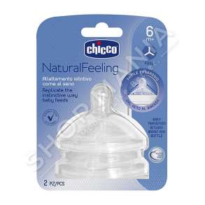 CHICCO - BIBERON SILIKONI "STEP UP" +6 MUAJ