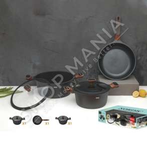 DSP - SET KUZHINE ME VESHJE GURI ME 2 TENXHERE & 1 TIGAN - CA009-S02