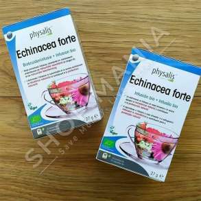 PHYSALIS - CAJ/INFUSION  100% BIMOR QE NDIHMON NE MBROJTEN NATYRALE TE ORGANIZMIT "ECHINACEA FORTE" - 20 BUSTINA