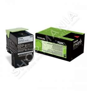 LEXMARK -  ORIGJINALE TONER NGJYRË E ZEZË 70C20K0 702K RRETH 1000 FAQE I RIPËRDORSHËM