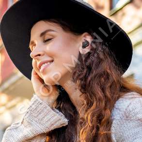 QCY - KUFJE WIRELESS "EARPHONES WIRELESS BLUETOOTH QCY T1C TWS WORKOUT SPORTS EARBUDS 5.0 6MM 4HRS BLACK" - 6957141405772