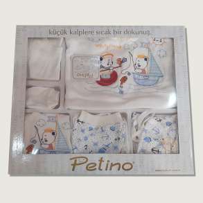 SET ME 10 PJESE (1 PESHQIR, 2 BLUZA ME MENGE TE GJATA, 1 TRUPORE, 1 PALE TUTA, GUSHORE, KAPUC, DORASHKA, 2 PECETA) DZ-039