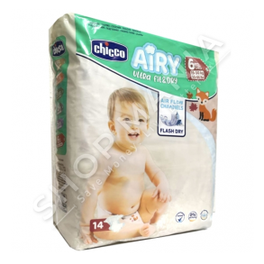 CHICCO - PELENA 14COPE/15-30KG "AIRY ULTRA FIT&DRY XL DIAPERS" - 8058664154630