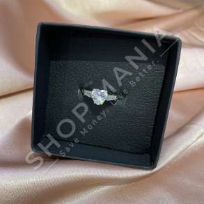 UNAZE ARGJEND ME GUR ZIRKONI "FORME ZEMRE"  - KL-194