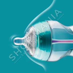 TOMMEE TIPPEE -  BIBERON SILIKONI  ANTI - KOLIK - 2 COPE, +3 MUAJ