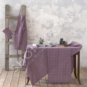 MBULESE TAVOLINE 100% PAMBUK "AGNES" - 150X150CM