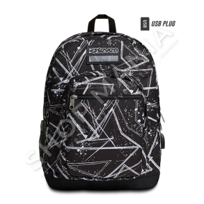 SEVEN - CANTE SHKOLLE ME PORTE USB "FREETHINK BOY BACKPACK - WITH USB-PLUG"