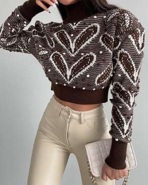 PULOVER CROP TOP - SHKS-24