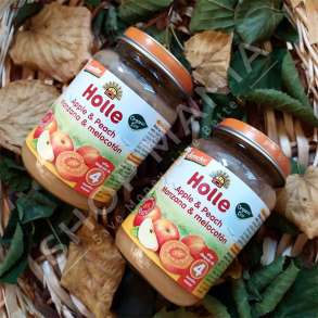 HOLLE - PURE ME MOLLE & PJESHKE "ORGANIC" - 190G, +4 MUAJ