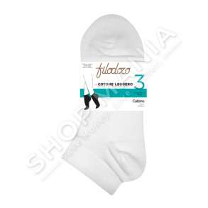 FILODORO - CORAPE PAMBUKU ME QAFE TE SHKURTER - 3 PALE