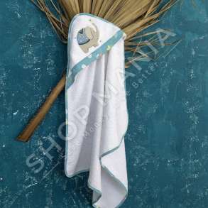 PESHQIR PER BEBE 100% PAMBUK "CHIRPY" (0-12M) - 75X75CM