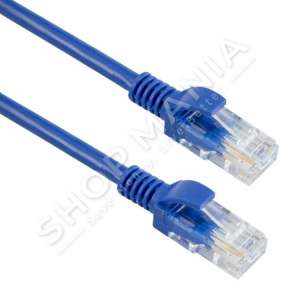 SBOX - KABELL RRJETI UTP CAT 5E 1M BLUE - UTP-1BL