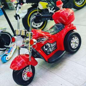 MOTOCIKLETE ME BATERI ME 3 RROTA - E KUQE, 2-6 VJEC