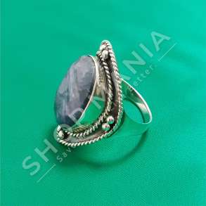 UNAZE ARGJENDI ME GUR ZIRKONI "OVALE -  LEJLA"