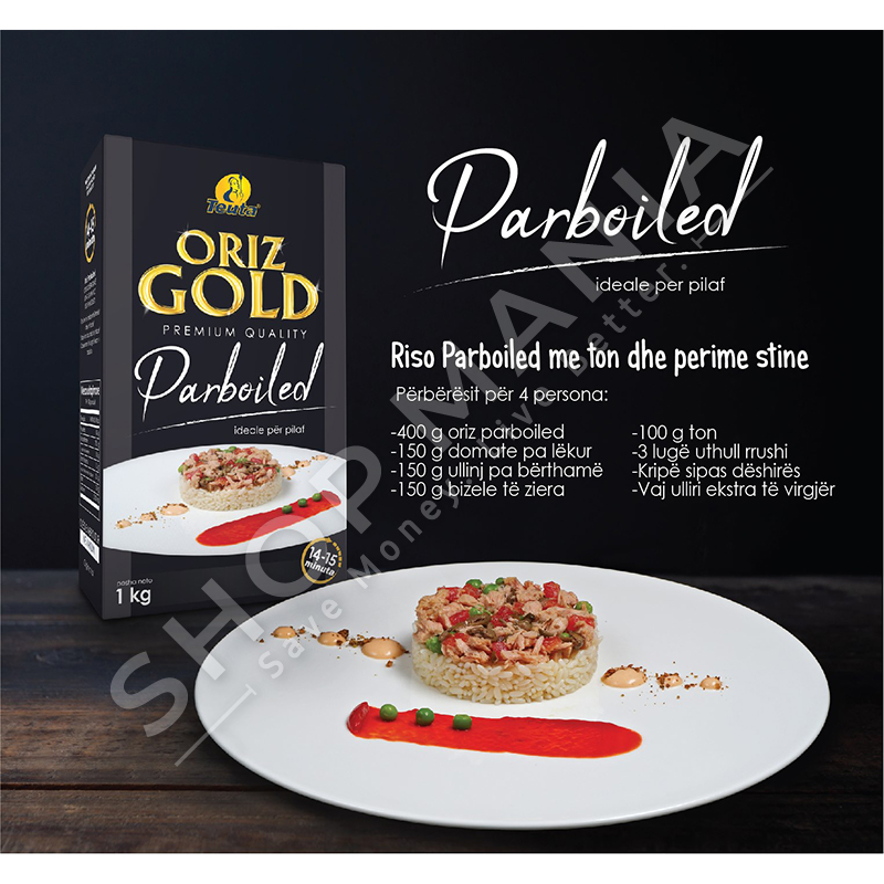 TEUTA - ORIZ PARBOILED "VAKUM" - 1KG