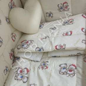 SET VESHJE PER KREVAT BEBESH