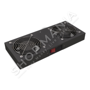 LANDE - NJESI FTOHESE PER KABINET "2 FAN COOLING UNIT FOR STAND ALONE CABINETS" - LN-FAN-ONF-2FFS-BL