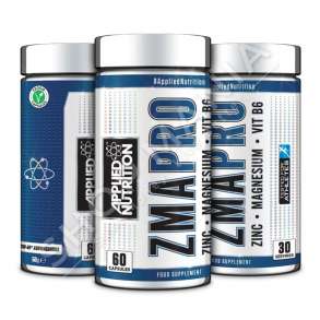 APPLIED NUTRITION - SUPLEMENT USHQIMOR ZINKU, MAGNEZI & VITAMINE B6 "ZMA PRO" - 60 KAPSULA
