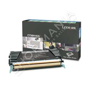 LEXMARK -  ORIGJINALE TONER NGJYRË E ZEZË C736H1KG RRETH 12000 FAQE I RIPËRDORSHËM