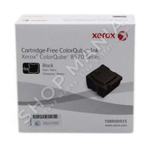 XEROX - COLORSTIX NGJYRË E ZEZË 108R00935 8600 FAQE SOLID INK, KONFEKSION ME 4 COPE