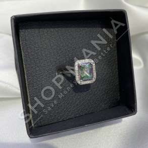 UNAZE ARGJEND ME GUR ZIRKONI LEJLA "FORME KATRORE'' - KL-217