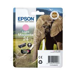 EPSON - KARTUÇË ME BOJË NGJYRË MAGENTA E HAPUR C13T24264010 T2426 RRETH 360 FAQE 5.1ML