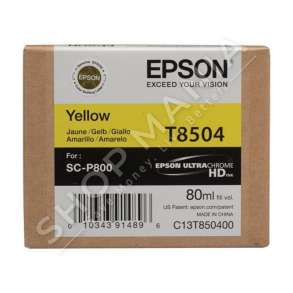 EPSON - KARTUÇË ME BOJË NGJYRË E VERDHË C13T850400 T850400 80ML