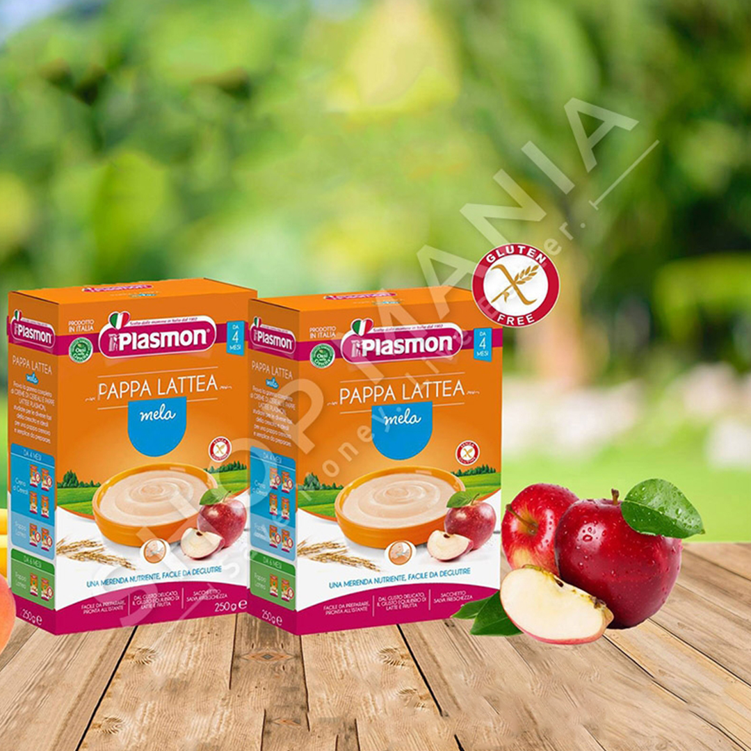 PLASMON - KREM/PURE ME DRITHERA, MOLLE & QUMESHT "PAPPA LATTEA" - 250G, +4 MUAJ