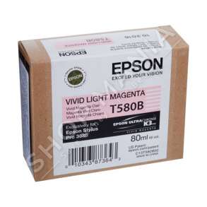 EPSON - KARTUÇË ME BOJË NGJYRË MAGENTA (E HAPUR,VIVID) C13T580B00 T580B 80ML