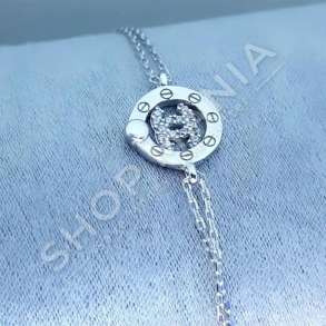 BYZYLYK ARGJEND ME GUR ZIRKONI "DIZAJN CHANEL" - DHA-BL3.7-254