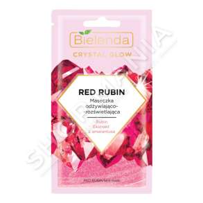 BIELENDA - MASKE USHQYESE & NDRICUESE PER FYTYREN 8G "CRYSTAL GLOW RED RUBIN" - 5902169042394