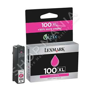 LEXMARK -  ORIGJINALE KARTUÇË ME BOJË NGJYRË MAGENTA 14N1070E 100 XL RRETH 600 FAQE