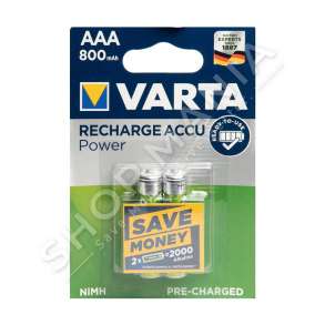 VARTA - BATERI RECHARGE ACCU POWER A++ 800mAh, 1.2V
