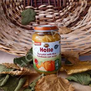 HOLLE - PURE ME KUNGULL & ORIZ "TE HOMOGJENIZUARA - ORGANIC" - 190G, +4 MUAJ