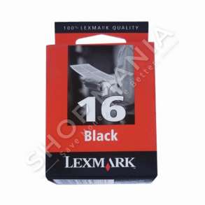 LEXMARK -  ORIGJINALE KARTUÇË ME BOJË NGJYRË E ZEZË 10N0016E 16 RRETH 335 FAQE