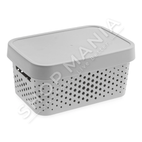 CURVER - SHPORTE ME KAPAK 4.5L "INFINITY LIGHT GREY" - 3253924760001