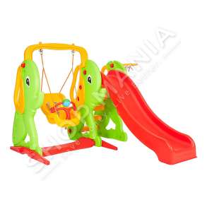 PILSAN - RRESHQITESE & LISHARESE ELEFANT PER FEMIJE +3VJEC "ELEPHANT WING & SLIDE SET" - 06-161