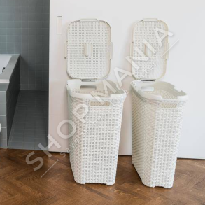 CURVER - KOSH RROBASH 60L "NATURAL STYLE RATTAN OFF WHITE" - 3253920707000