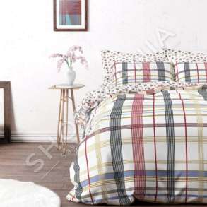 KELLEF JORGANI TEK + KELLEF JASTEKU "LINE" - 140X200CM, 50X70CM