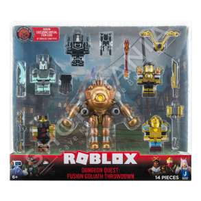 JAZWARES - SET ME 14 PERSONAZHE ROBLOX +6VJEC "SET ROBLOX DUNGEON QUEST: FUSION GOLIATH THROWDOWN" - 191726404729
