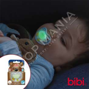 BIBI - BIBERON FALLCO SILIKONI  "DENTAL - GLOW IN THE DARK" 0-6 MUAJSH