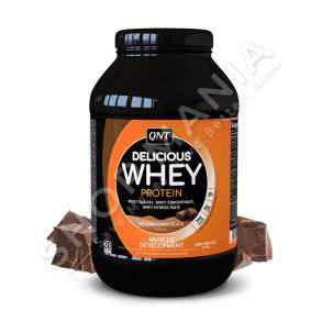 QNT - SUPLEMENT PROTEINE PER RRITJEN E MASES MUSKULARE ME SHIJE TE NDRYSHME "DELICIOUS WHEY"- 908G