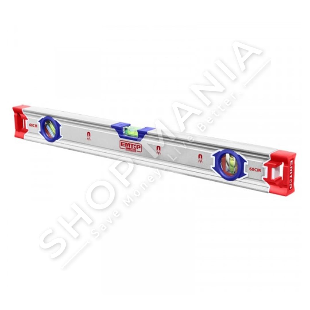 EMTOP - NIVEL ALUMINI ME 3 MAGNETE 60CM - ESLL36001