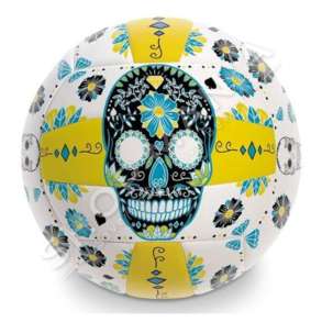 MONDO - TOP PLAZHI PER VOLEJBOLL +13VJEC/23CM "PLAY BALL BEACH VOLLEY SKULL (SIZE 5)" - 8001011136650