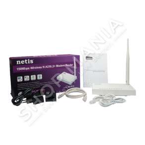 NETIS - MODEM/ROUTER WIRELESS ADSL 150MBPS - DL4312