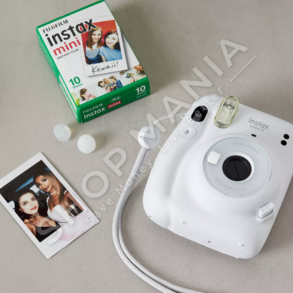 FUJIFILM - KAMER INSTAX "CAMERA INSTAX MINI 11 ICE WHITE BUNDLE BOX" - 4547411511207