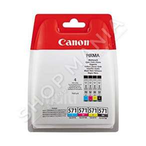 CANON - MULTIPACK NGJYRË E ZEZË/NGJYRË E KALTËR/NGJYRË MAGENTA/NGJYRË E VERDHË CLI-571 MULTI 0386C005