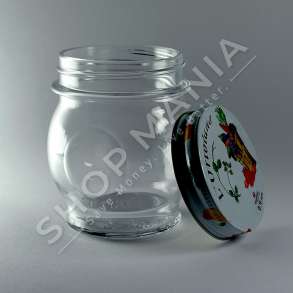 KAVANOZ QELQI ME KAPAK HERMETIK "L'ORTOLANO" - 314ML